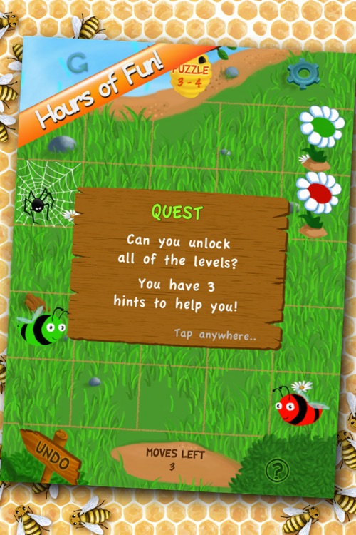 Buzzing Bee HD - Clever Colorful Original Puzzles screenshot-4