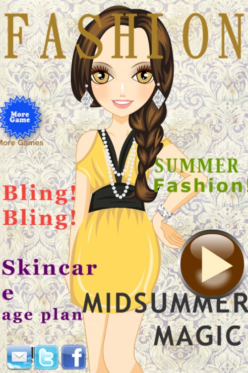 Cover Girl - Dress up and makeup game