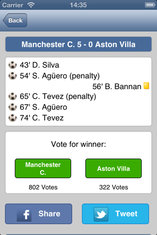 Live Scores for Manchester City screenshot 3