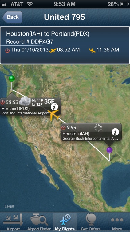 Portland Airport PDX + Flight Tracker Premium Alaska