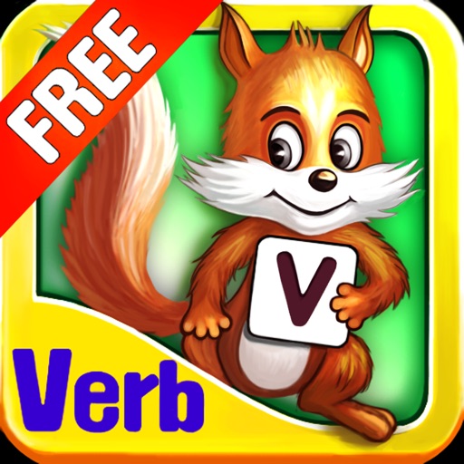 Animated Verb: First Words FREE iOS App