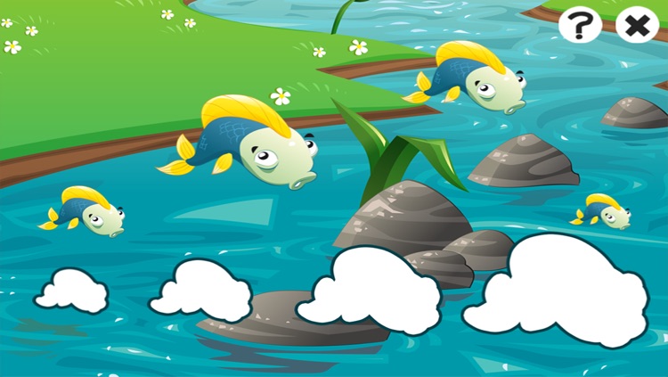 Fishing game for children age 2-5: Fish puzzles, games and riddles for kindergarten and pre-school screenshot-4