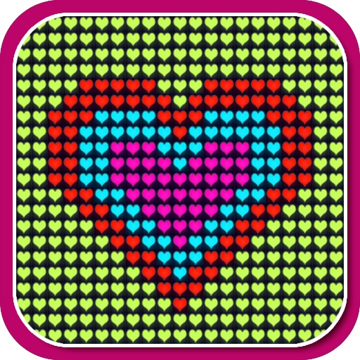 Glow Neon Heart Lights iOS App