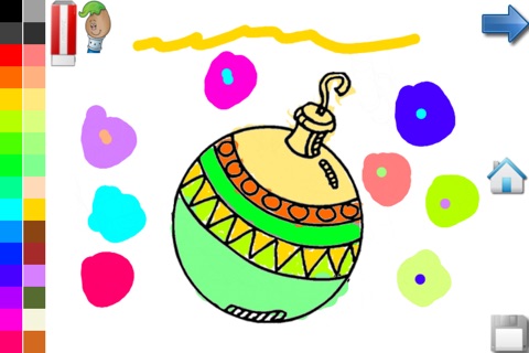 Coloring Book : Christmas for Toddlers ! App with Christmas Coloring Pages screenshot 3