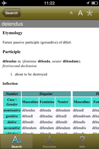 Latin Lexicon Dictionary screenshot 3