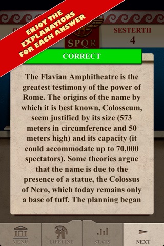 Genius Quiz History of Ancient Rome Full screenshot 3