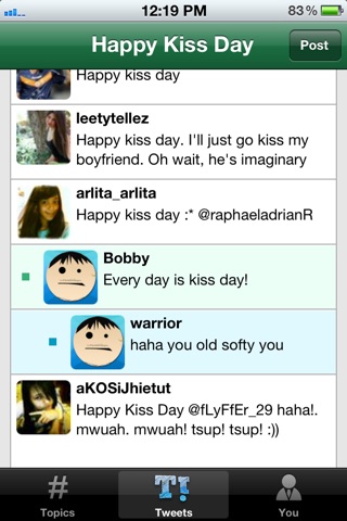 Twits screenshot 4