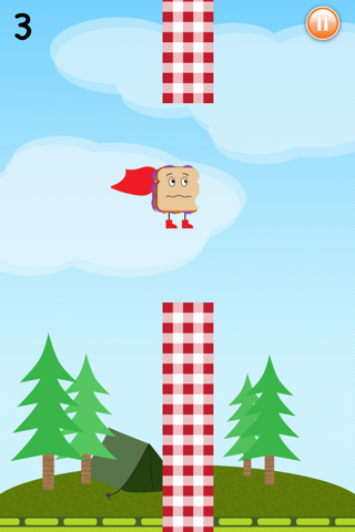 Air PBJ - Tiny Flappy Flying Super Sandwich screenshot 4