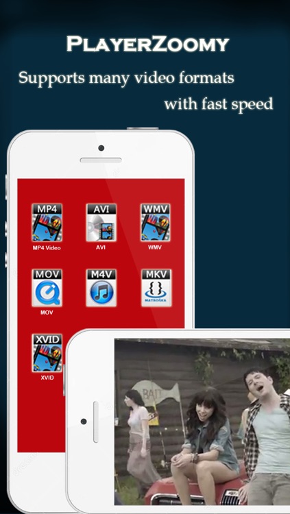 Zoomy Media Player HD: play multi-type video and audio file