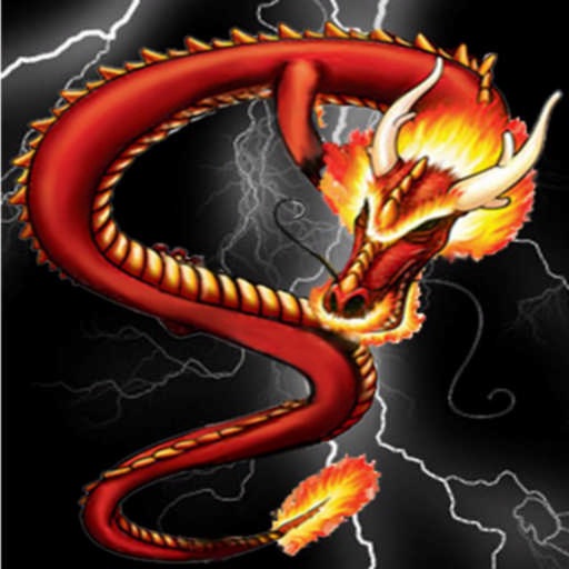 red fire dragon wallpaper