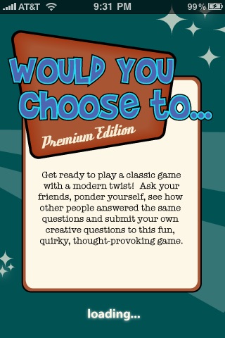 Would You Choose ... Premium - A Rather Fun Party Game