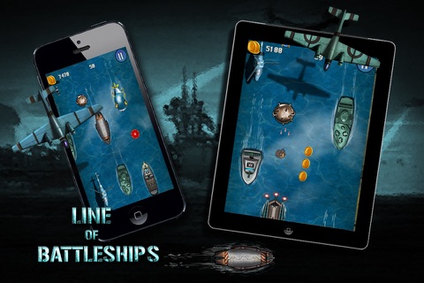 Line of Battleships - Conquer High Sea World Warfare of Naval Warship Fleet (Free Lite Edition) screenshot 3