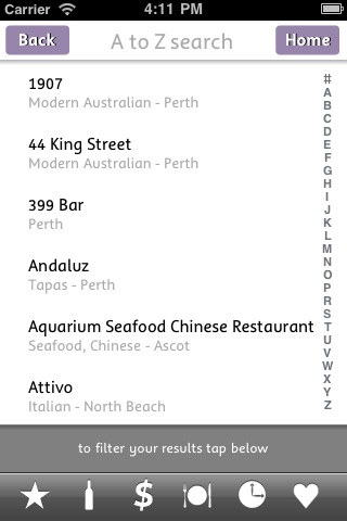 The West Australian Good Food Guide 2012 screenshot 3
