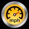 Huge Analog Speedometer with additional digital display and Map view