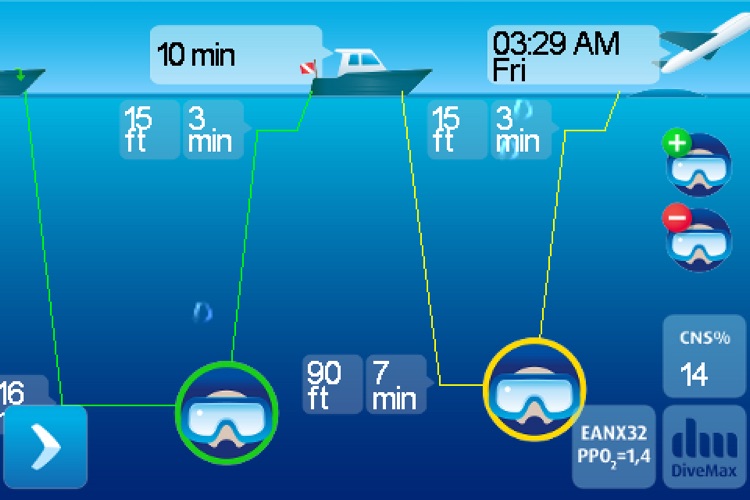 DiveMax NITROX Dive Planner