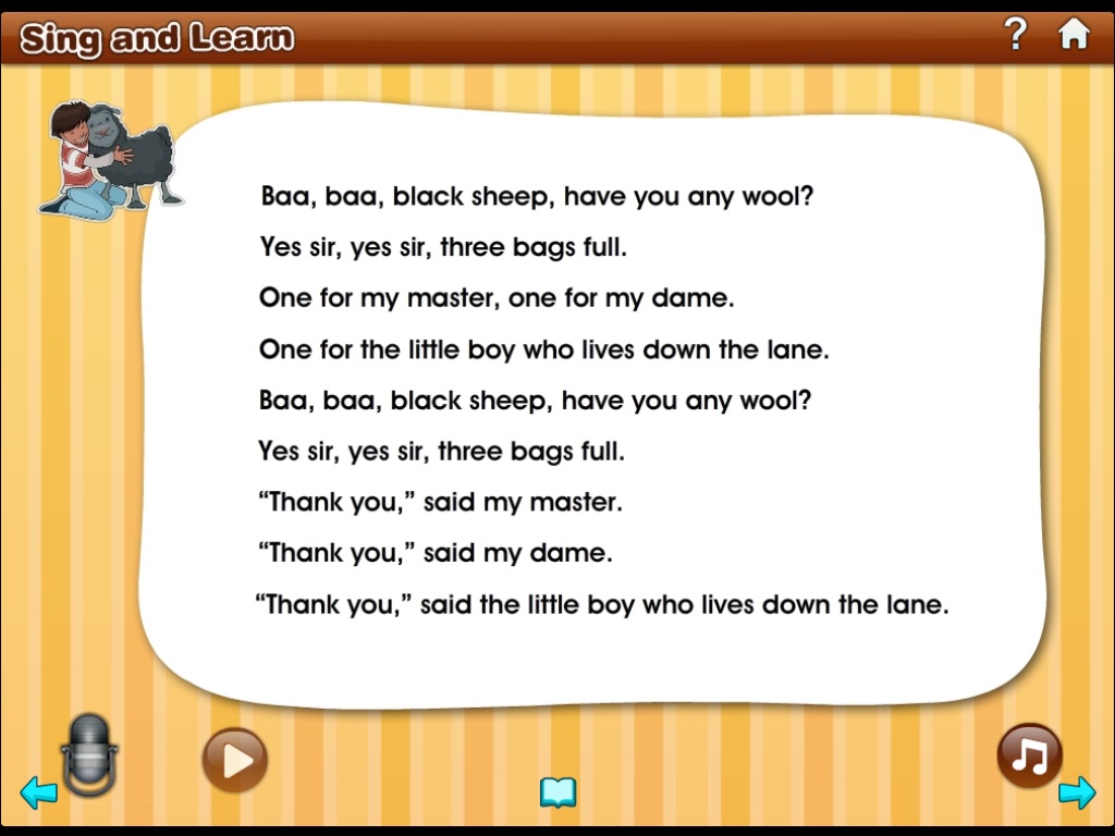 Sing and Learn Nursery Rhymes app screenshot 4