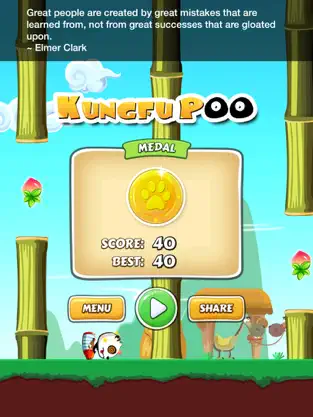 لقطة 3 Kung Fu Poo - Tiny Flying Panda iphone