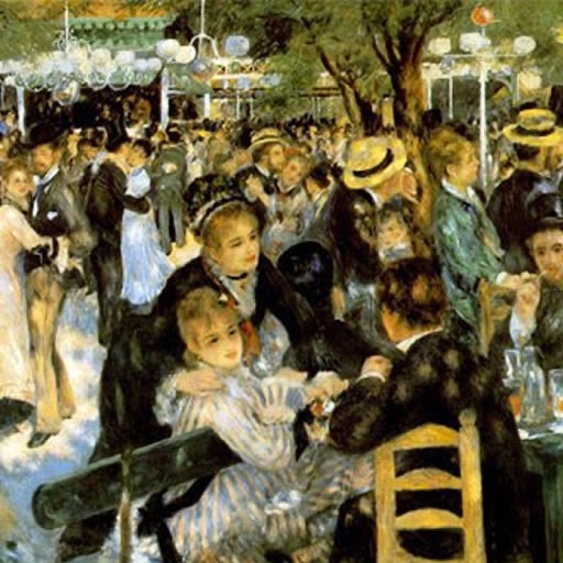 ART slide Puzzle Free Pierre-Auguste Renoir painting Puzzles iOS App