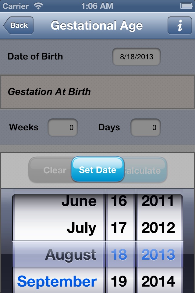 NICU Calculator screenshot 4