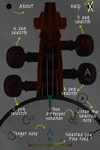 Cello Tuner Pro+ screenshot 3