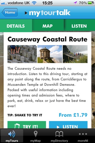 My Tour Talk - Northern Ireland Audio Tour Guides screenshot 2