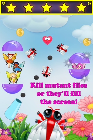 Fairy Catch - Pretty Pink Princess Girl Fun Catching Endless Top Action Glitter Bling Game screenshot 3