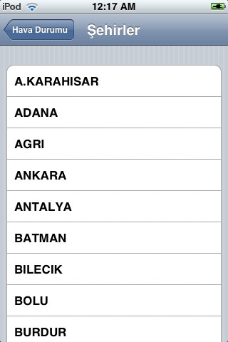 Hava Durumu (Weather Forecast for Turkey) screenshot 3