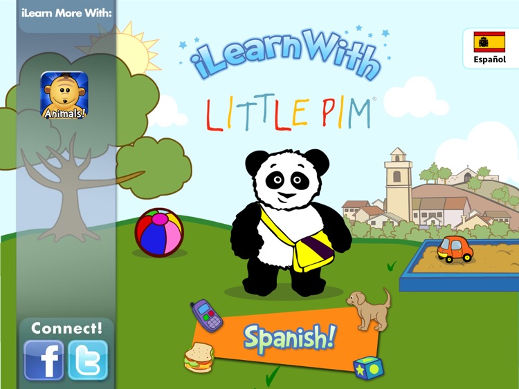 i Learn with Little Pim: Spanish! HD -Fun language learning games for kids in preschool and kindergarten