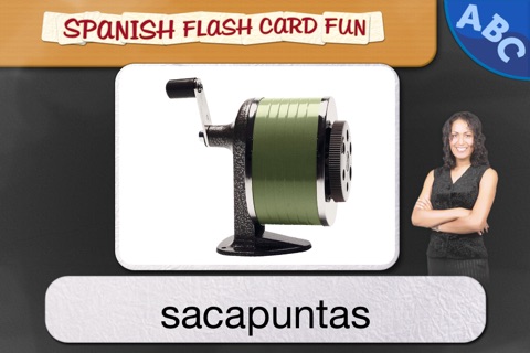 Spanish Flash Card Fun - Flash Cards A to Z screenshot 4