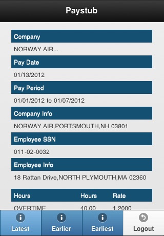 HRPyramid Paystub screenshot 4