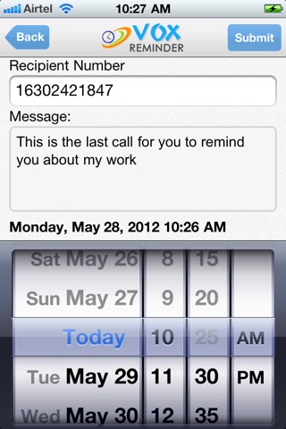 Vox Reminder screenshot 2