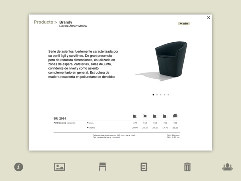 Andreu World Virtual Catalog screenshot 3