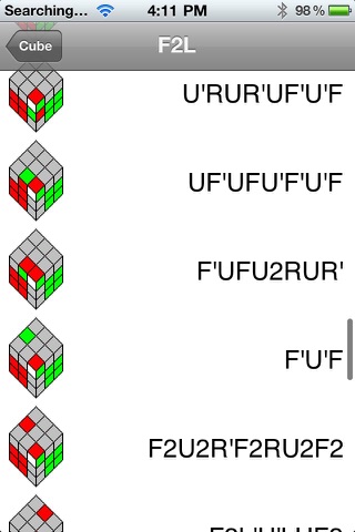 Cube Algorithms Pro screenshot 2