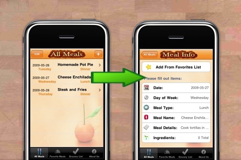 MiMeals - Meal Planner screenshot 2