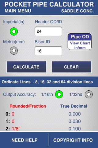 Lateral Pipe Calculator screenshot 3