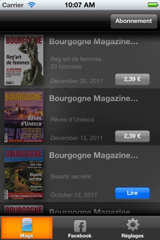 Bourgogne Magazine screenshot 2