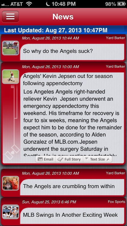 Los Angeles A Baseball Live screenshot-3