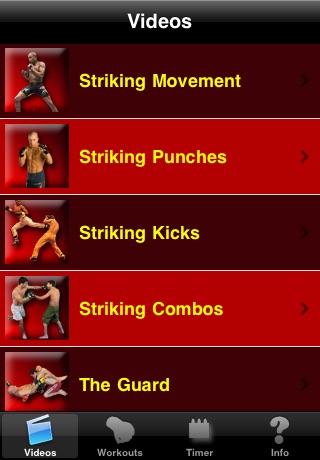 MyMMA Trainer screenshot 2