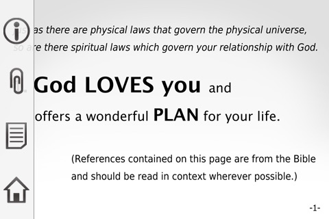 Four Spiritual Laws of Bible & Christ screenshot 4