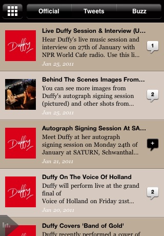 Duffy screenshot 2