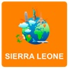 Sierra Leone Off Vector Map - Vector World