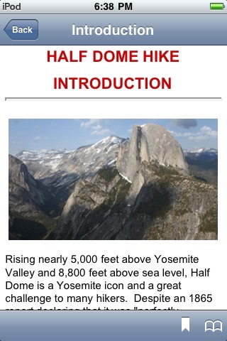 "Yosemite Valley Hikes" Notescast screenshot 3