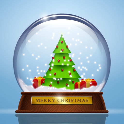 Snow Globe-shake it Merry Christmas Icon