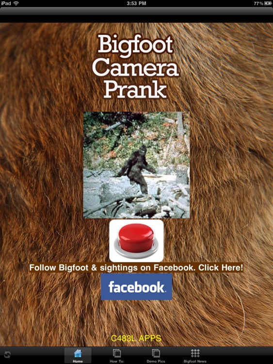 Bigfoot Camera Prank : GOLD