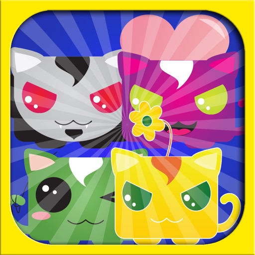 Squash Cats Adventure Rescue the Yellow Kitty Kat from the Evil Squash Cats Match 3 iOS App