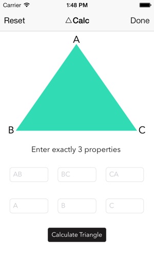 Triangle Solver for iOS 7