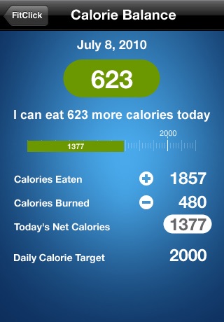 FitClick Diet & Workout Tracker