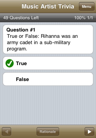Music Artist Trivia App screenshot 3