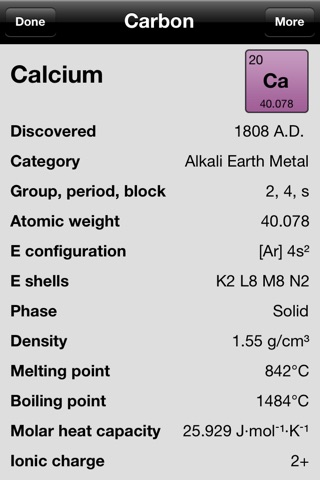 Periodic Table (Universal) screenshot 2