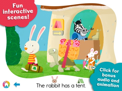 Rabbit's House: Oxford Phonics World eReaders, Level 1 (for iPad) screenshot 4